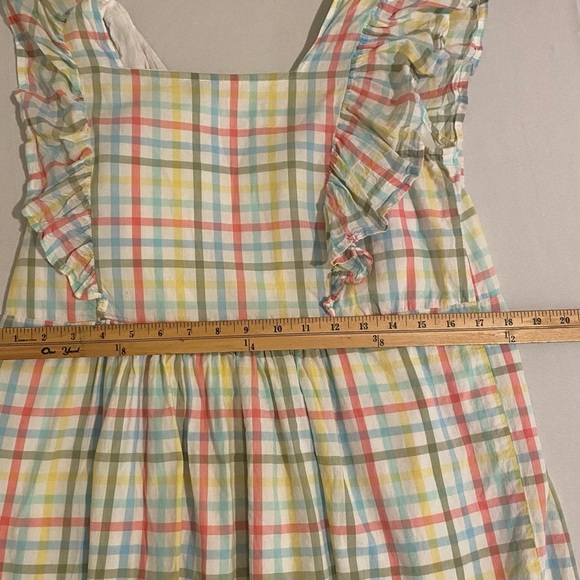 Thereabouts Sz L 14.5 Girls Colorful Plaid Kids Dress - Picture 3 of 6